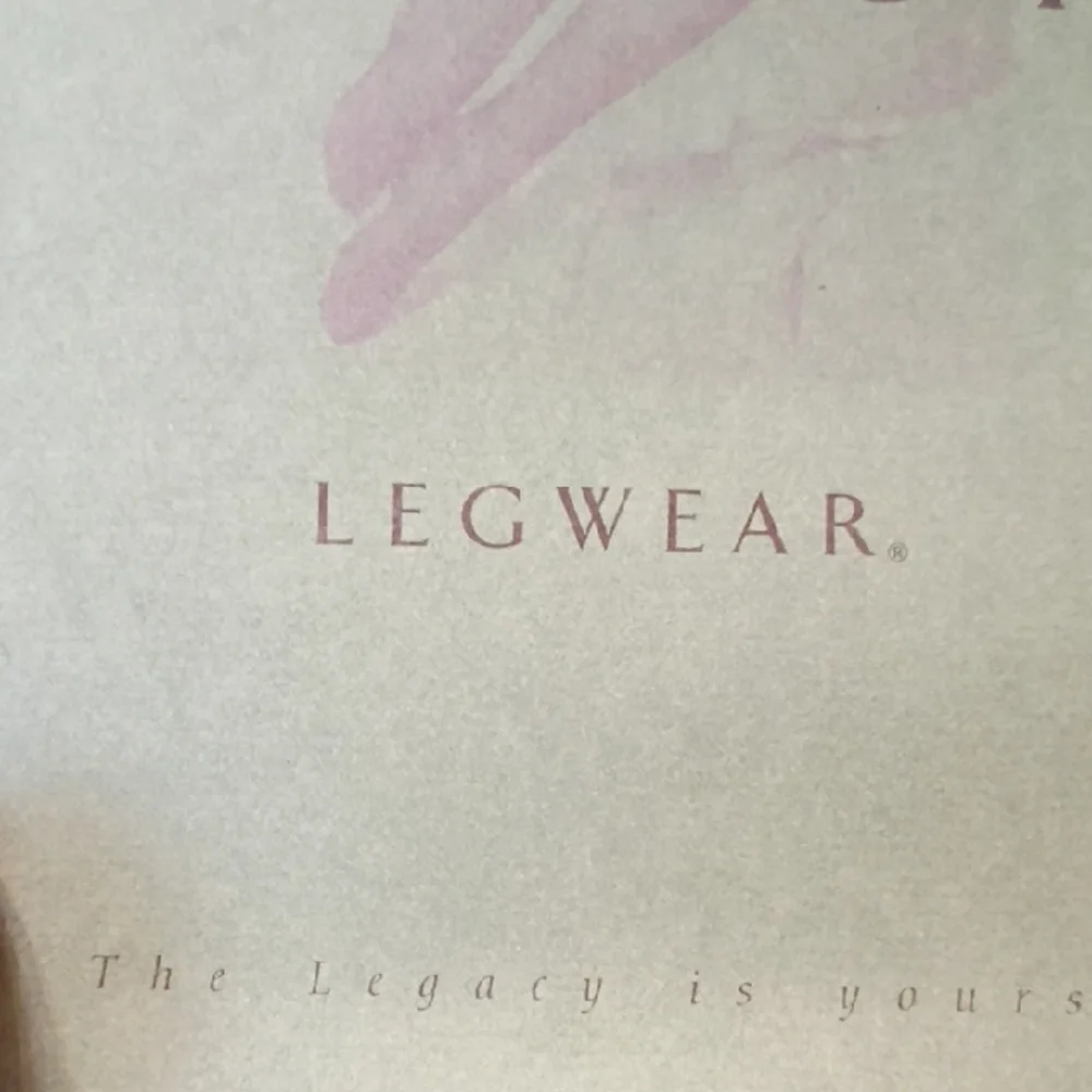 Legacy Legwear Sheer Diamond in Brown NIP Size Plus Vintage